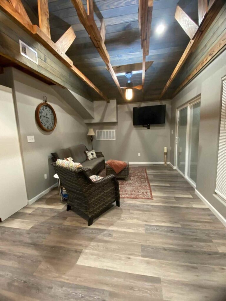 cabin living area view