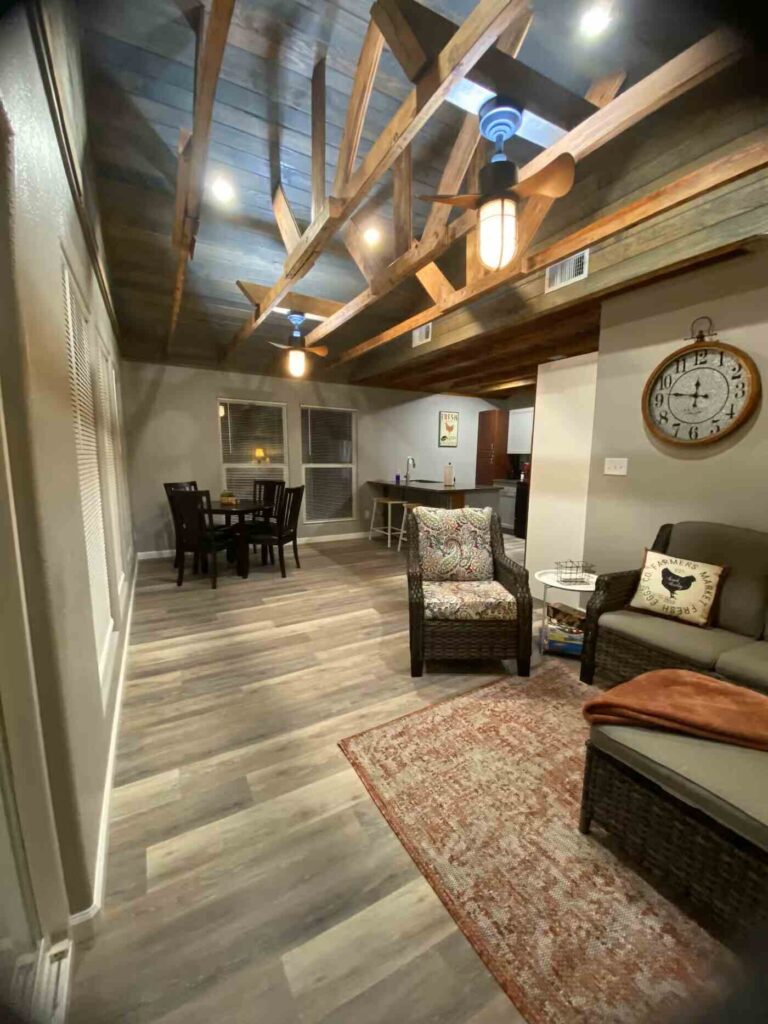 living area view with seating
