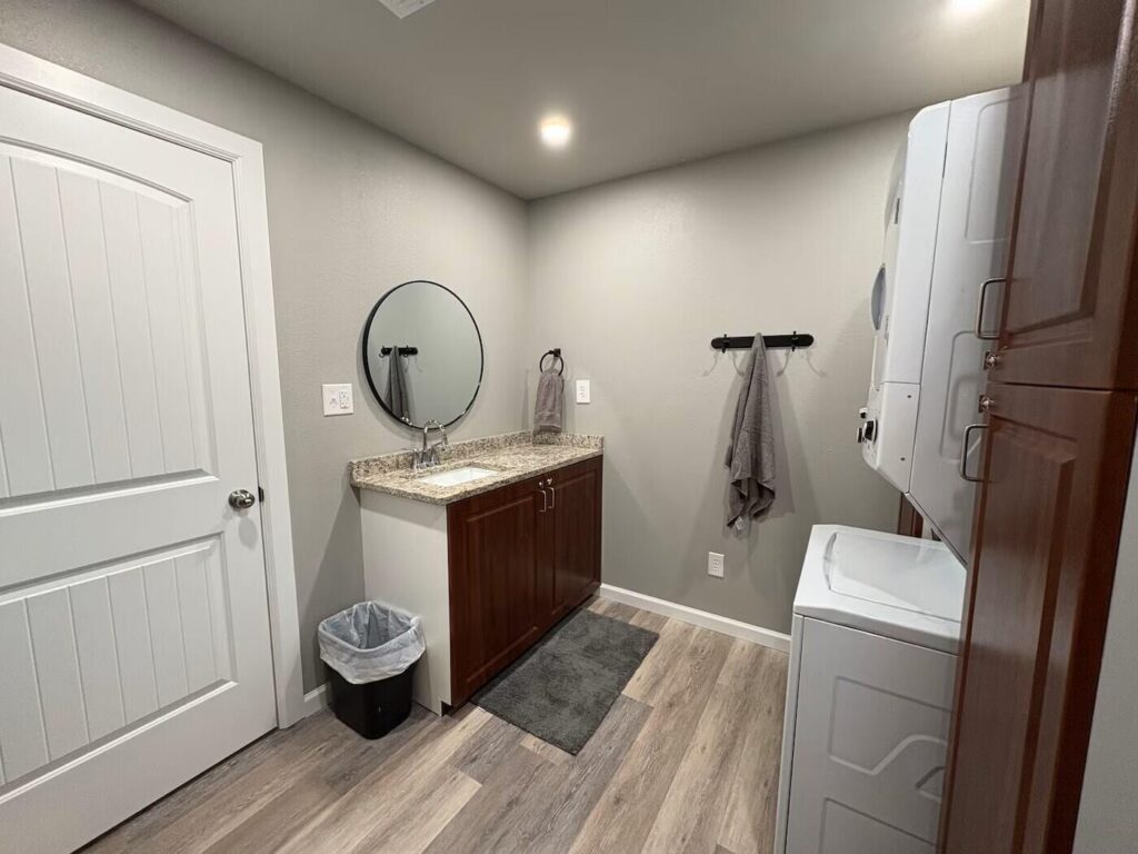 laundry area