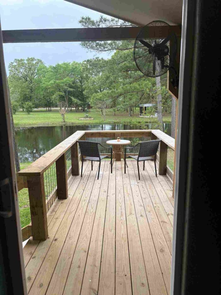 back deck views
